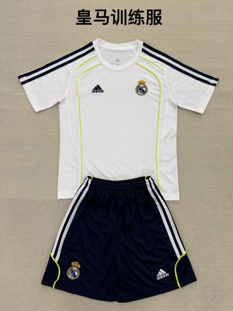 25-26 Real Madrid training suit kids+adult set