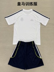 25-26 Real Madrid training suit kids+adult set
