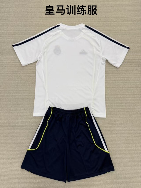 25-26 Real Madrid training suit kids+adult set