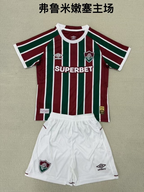 25-26 Fluminense Home Kids+Adult Set