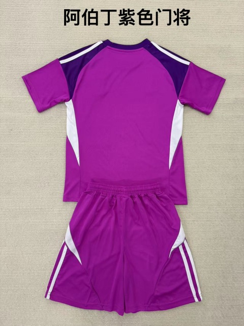 25-26 Aberdeen Purple Goalkeeper Kids+Adult Set