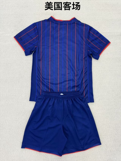 25-26 USA away kids+adult set