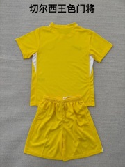 25-26 Chelsea Yellow Goalkeeper Kids+Adult Set