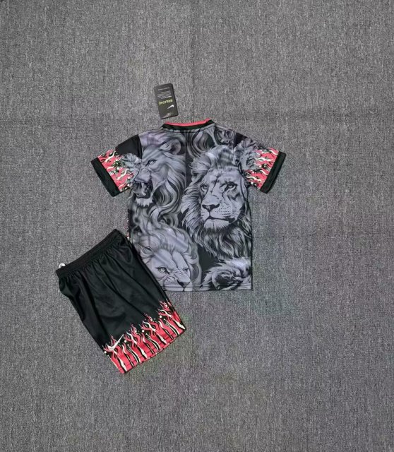 25-26 Barcelona Special Edition Black Lion Kids+Adult Set