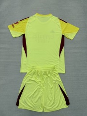 25-26 Benfica Yellow Goalkeeper Kids+Adult Set