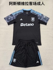 25-26 Aston Villa away kids+adult set