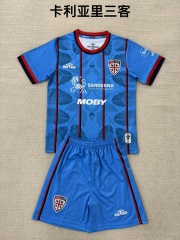 25-26 Cagliari 3 away kids+adult set