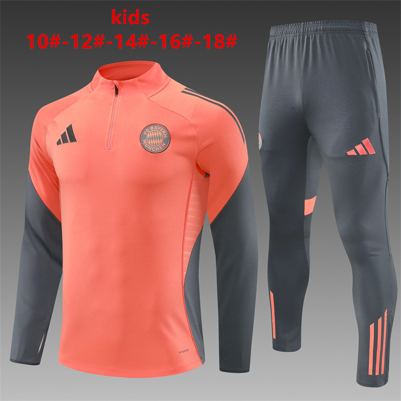 25-26 Bayern Orange Kids+Adult Training Set