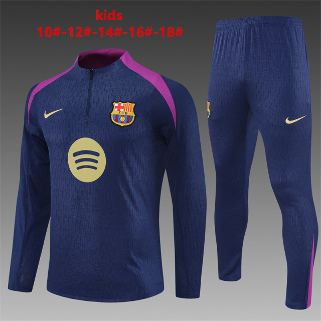 25-26 Barcelona Blue [Player Version] Kids+Adult Training Set