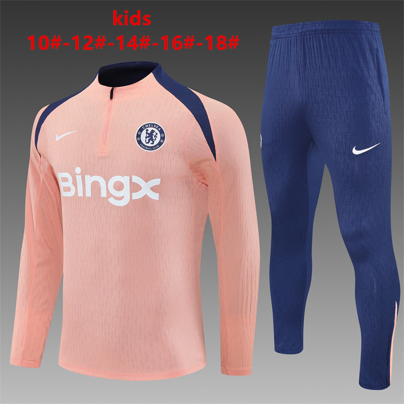 25-26 Chelsea Light Pink [Player Version] Kids+Adult Training Set