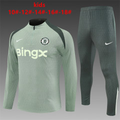 25-26 Chelsea Light Green [Player Version] Kids+Adult Training Set