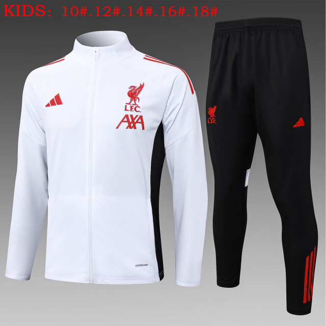 E2567 # Changla Liverpool training uniform white kids+adults