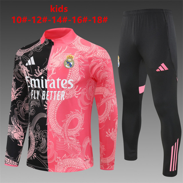 25-26 Real Madrid Black Powder [Special Edition] Kids+Adult Training Set