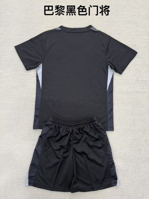 25-26 PSG Paris Black Goalkeeper Kids+Adults