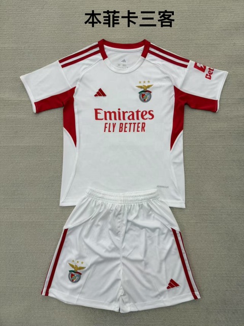 25-26 Benfica 3 away kids+adults