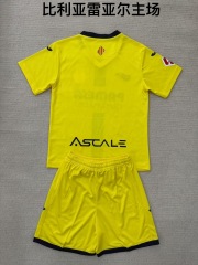 25-26 Villarreal home kids+adult set