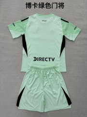 25-26 Boca Green Goalkeeper Kids+Adult Set