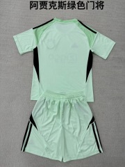 25-26 Ajax Green Goalkeeper Kids+Adult Set