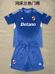 25-26 River Plate Blue Goalkeeper Kids+Adult Set