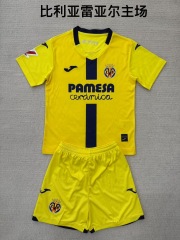 25-26 Villarreal home kids+adult set