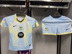 25-26 Barcelona Special Edition Grey Yellow Kids