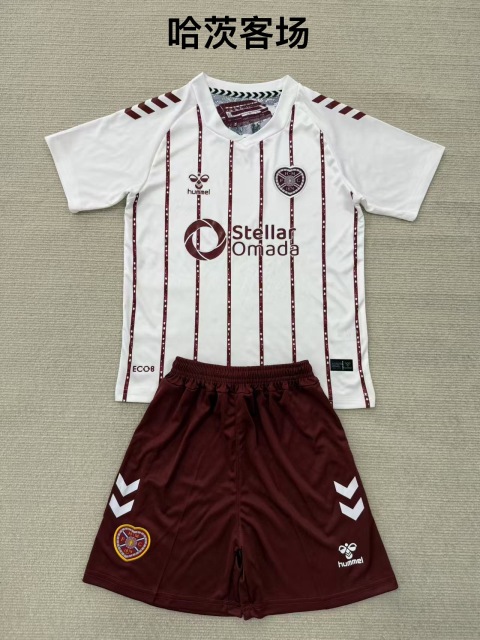 25-26 Hartz away kids+adult set