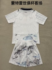 25-26 Monterrey away kids+adult set