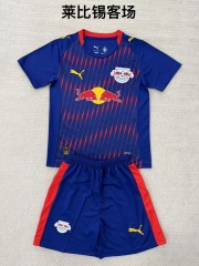 25-26 Leipzig away kids+adult set