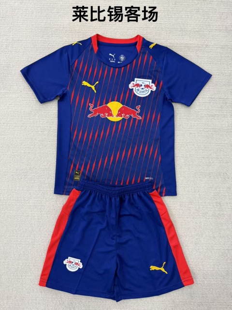 25-26 Leipzig away kids+adult set
