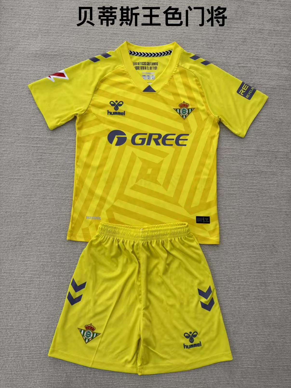 25-26 Betis Blue Goalkeeper Kids+Adult Set