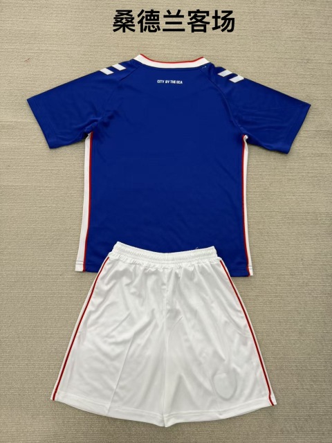 25-26 Sunderland away kids+adult set
