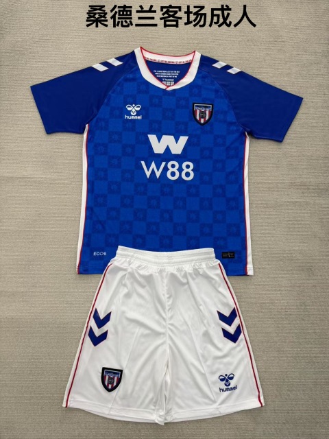 25-26 Sunderland away kids+adult set