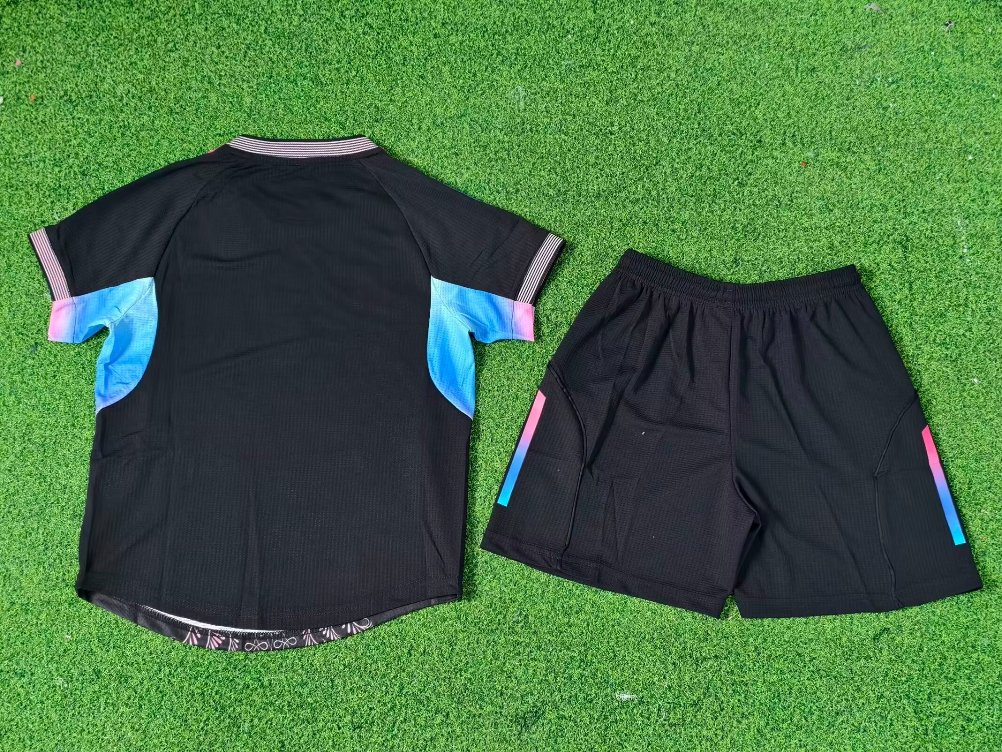 25-26 player edition children's clothing Algeria A37 black color kids