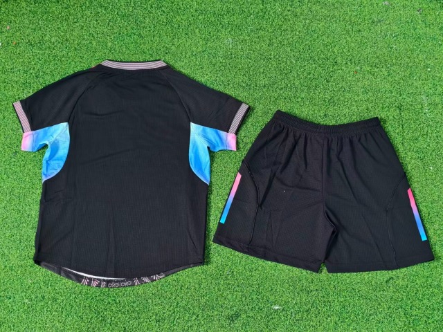 25-26 player edition children's clothing Algeria A37 black color kids