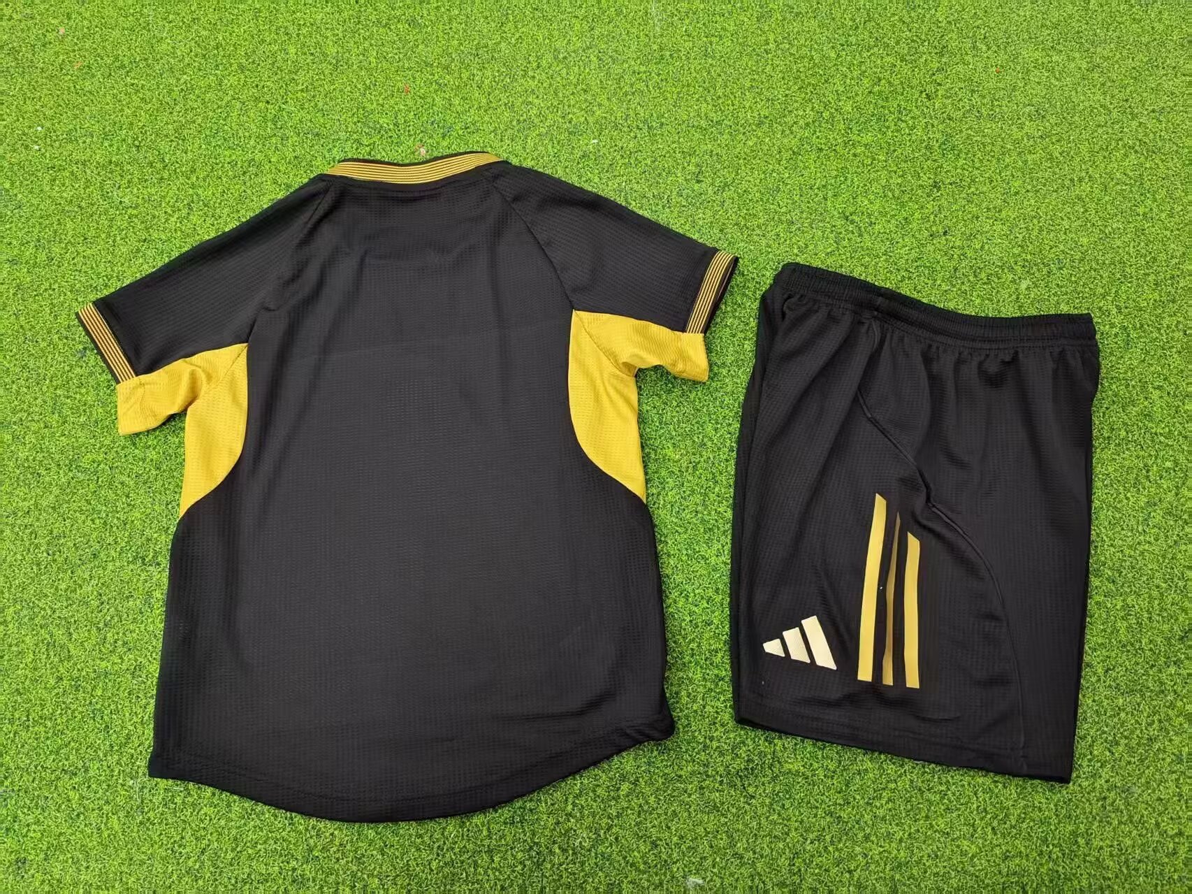 25-26 player edition children's clothing Algeria A37 black yellow kids