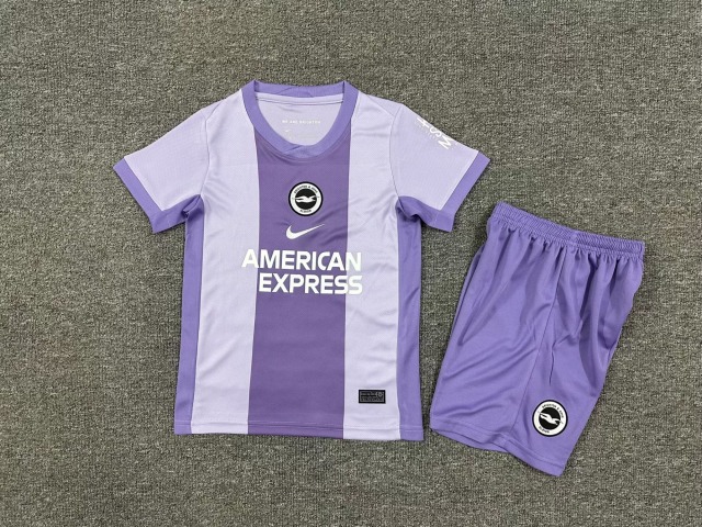 25-26 Brighton away kids