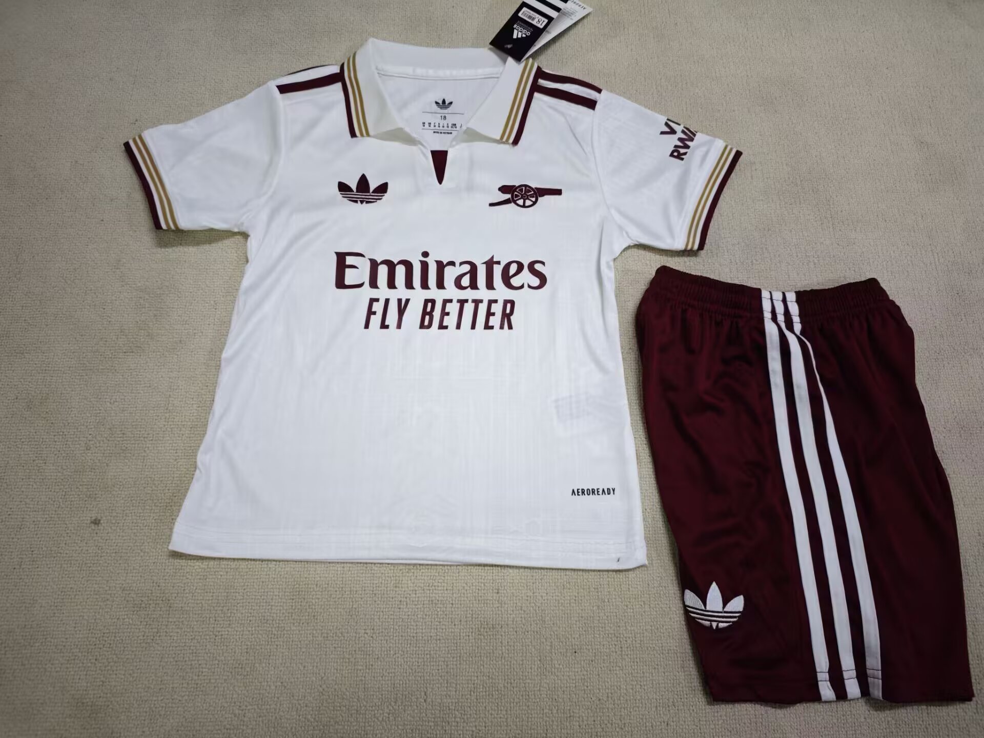 25-26 Arsenal 2 away kids+adult set