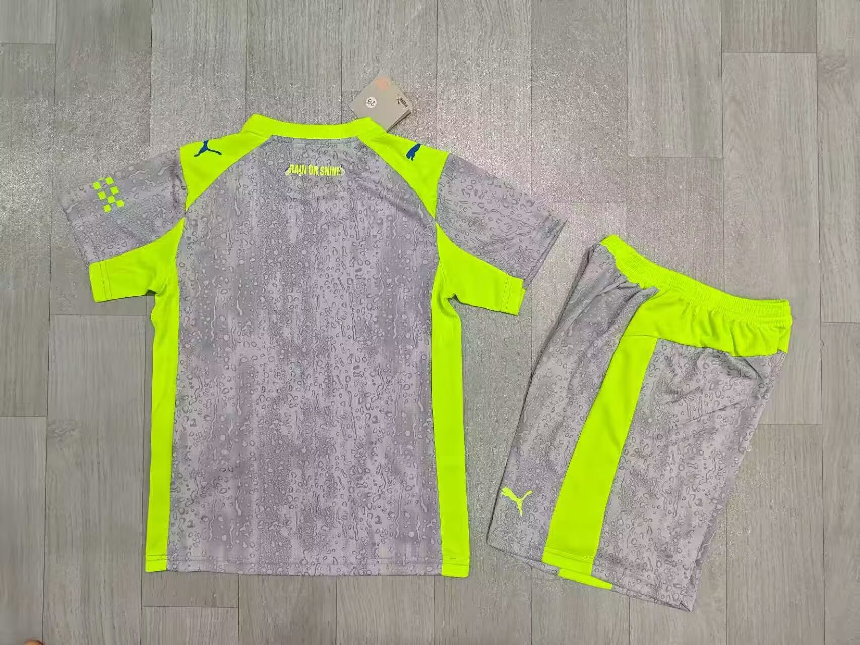 25-26 Manchester City 2 away kids+adult set