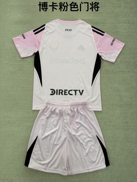 25-26 Boca Pink Goalkeeper Kids+Adult Set
