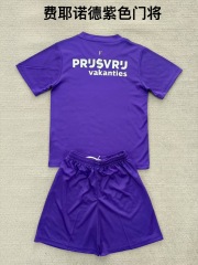 25-26 Feyenoord Purple Goalkeeper Kids+Adult Set
