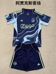 25-26 Ajax away kids+adult set