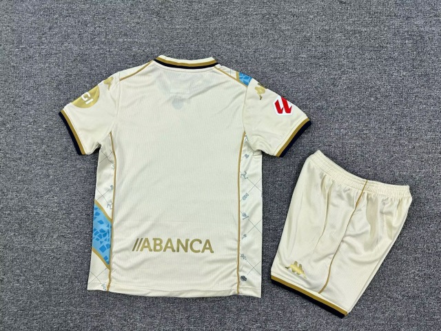 25-26 Deportivo La Coruna 2 away kids