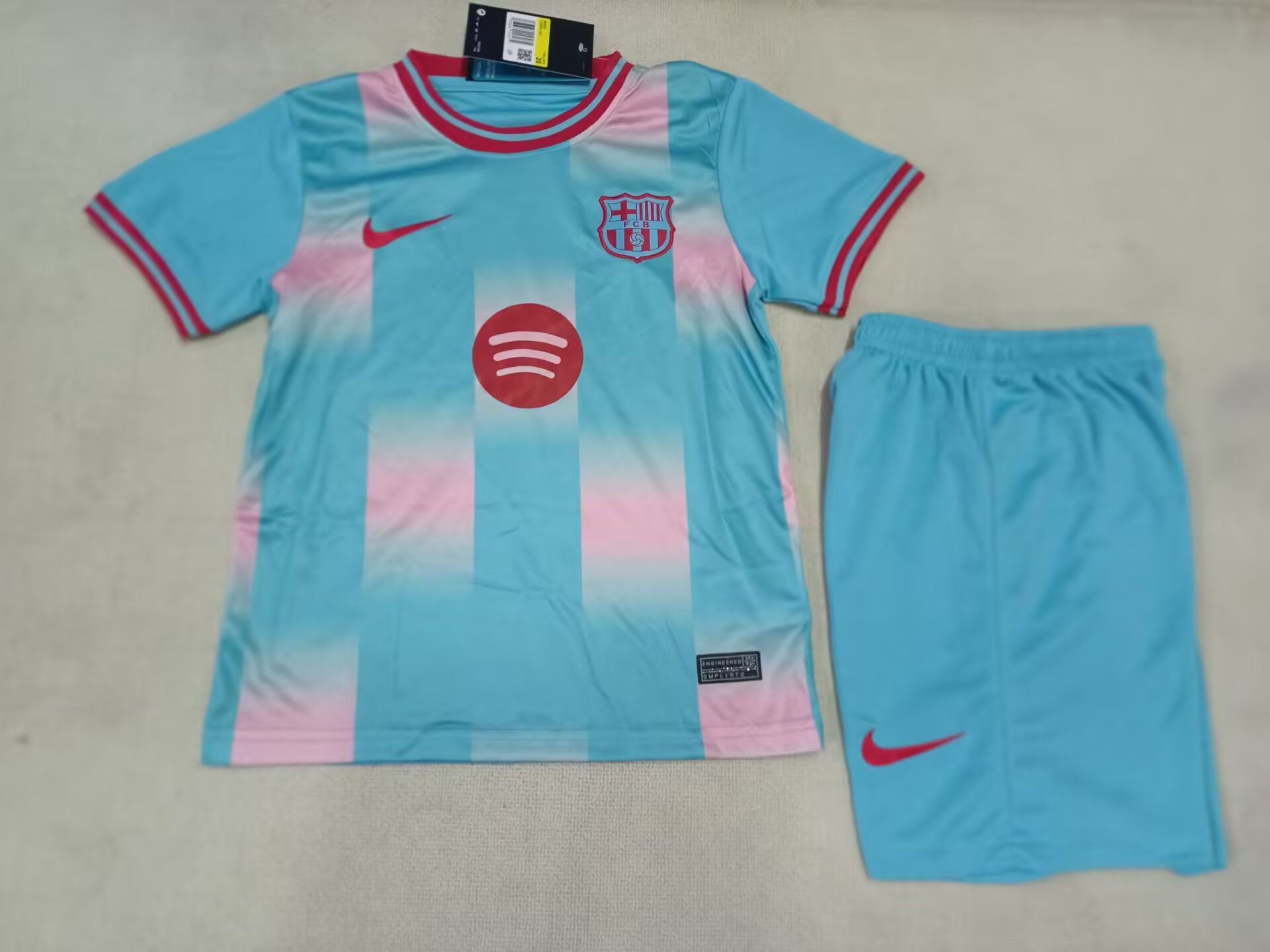 25-26 Barcelona training suit blue kids