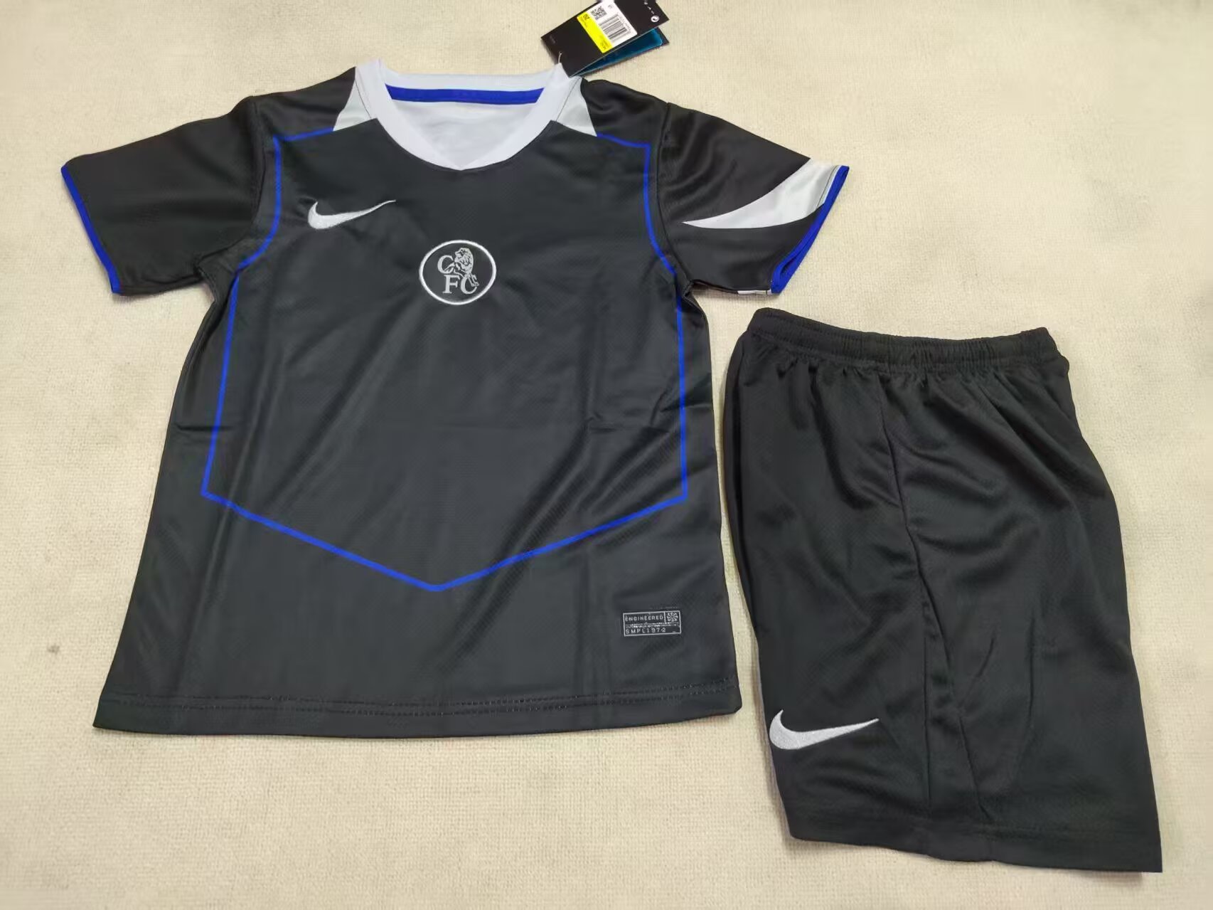 25-26 Chelsea 2 away kids+adult set