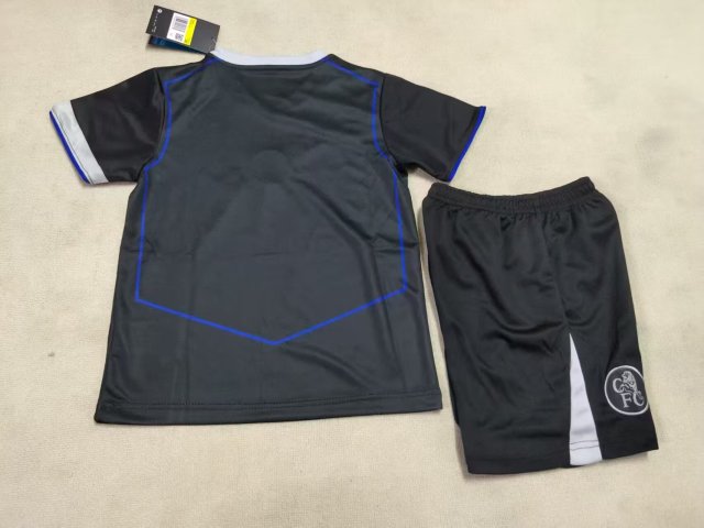 25-26 Chelsea 2 away kids+adult set