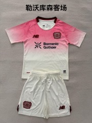 25-26 Leverkusen away kids+adult set