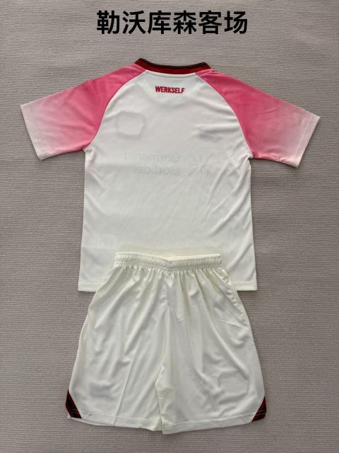 25-26 Leverkusen away kids+adult set