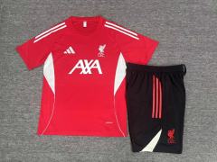 25-26 short sleeved Liverpool red kids+adult training uniform