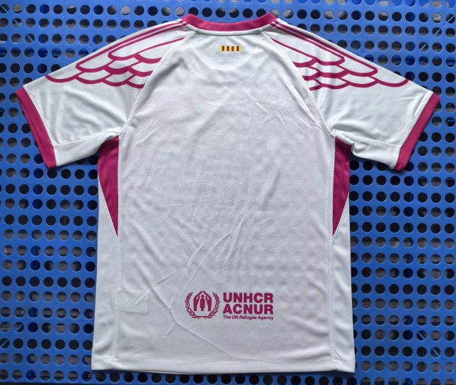 25-26 Barcelona pink and white training uniform