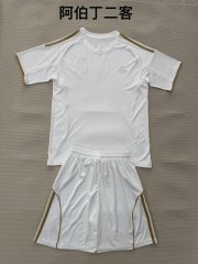 25-26 Aberdeen 2 away kids+adult set